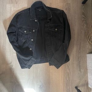 Small mens black jean jacket